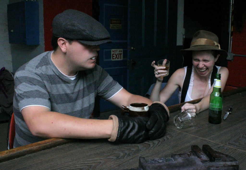 ...so then Charlie Noodles -- he's good people -- he plays the "dead babies" card, and I beat him to death with a crowbar! That's what makes it so funny!